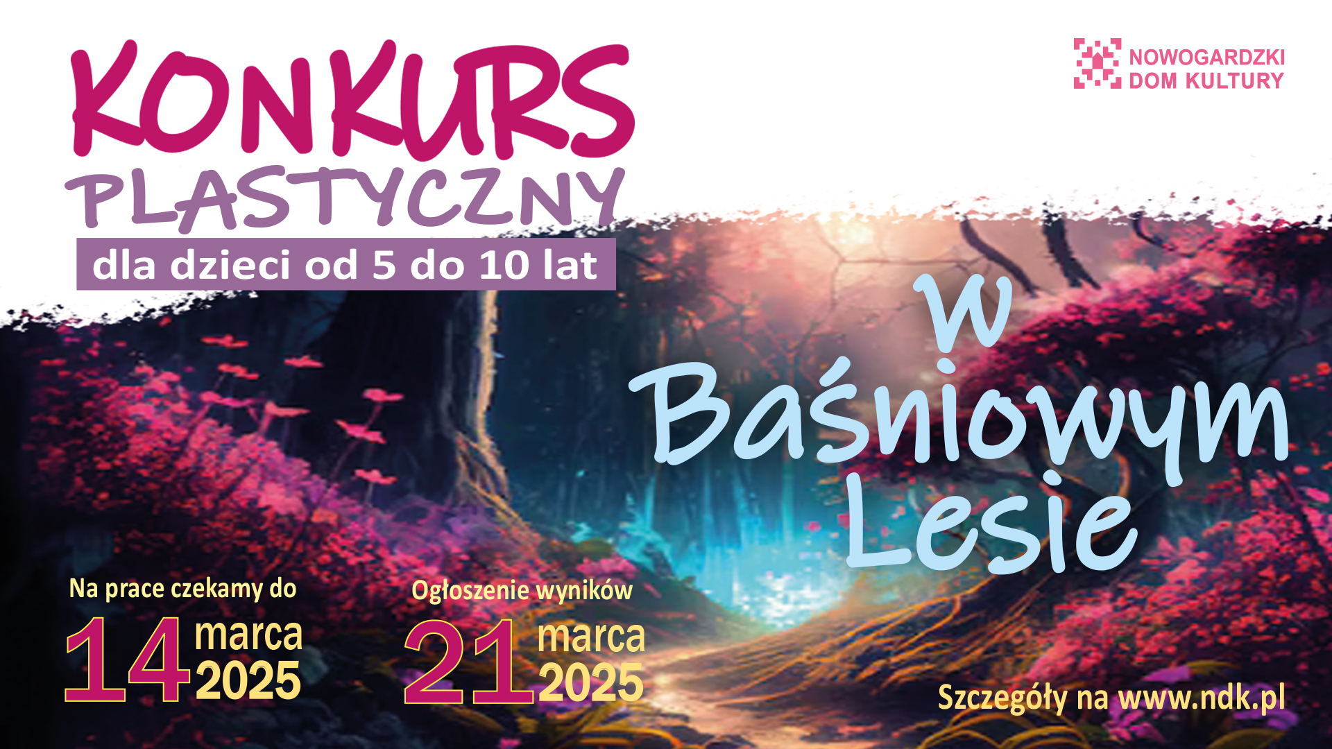 KONKURS | PLASTYCZNY KONKURS "W BAŚNIOWYM LESIE"